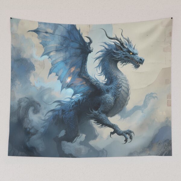 Item preview, The Storm Bringer: Yinglong Celestial Rain-God Art designed and sold by Studio Lumiére Zeit.