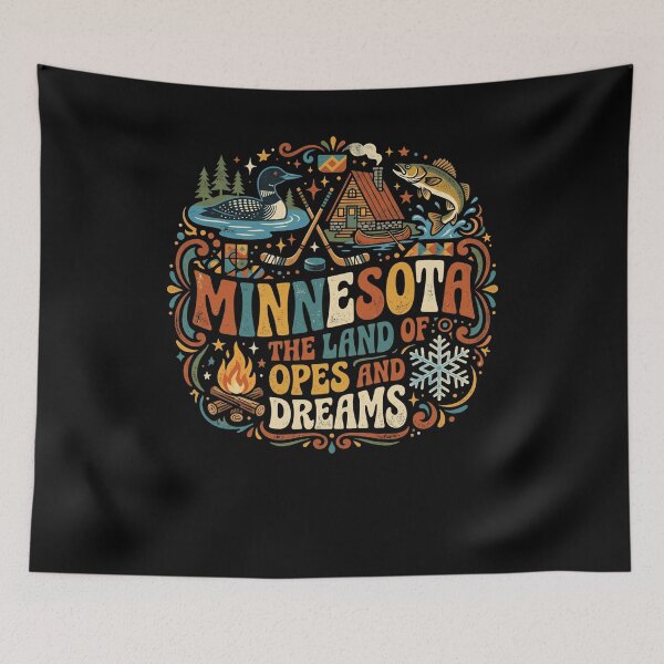 Item preview, Minnesota The Land of opes and Dreams funny Midwest saying designed and sold by snowry.