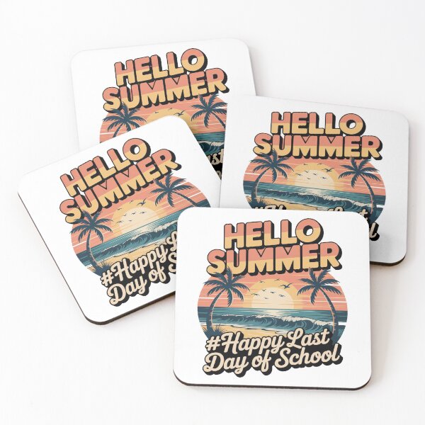 Item preview, Retro Summer Vacation Beach Sunset designed and sold by QuiteOrbit.