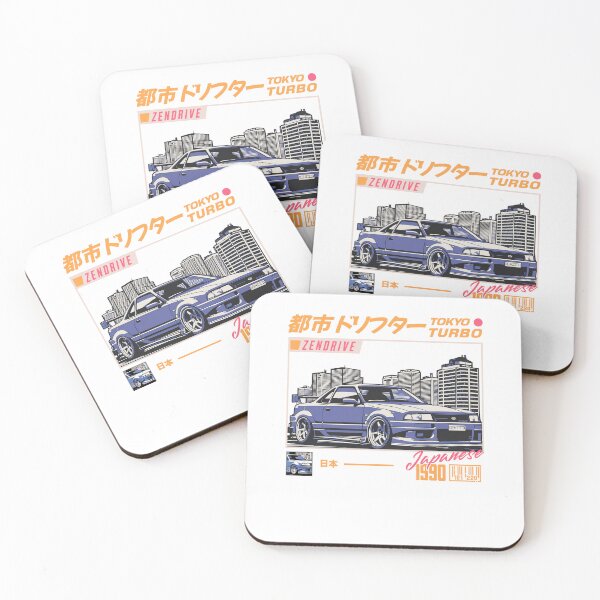 Item preview, Retro Japanese JDM Car Racing designed and sold by nosu-art-pod.