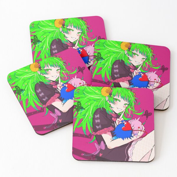 Item preview, Clara Valac Iruma kun Neon Hearts Playful Smile designed and sold by MicaheHaffner.