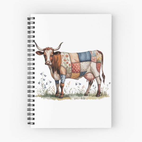 Item preview, Artistic Boho Patchwork Longhorn Cow - Vibrant Floral Patterned Animal Portrait designed and sold by Picasfarmer.