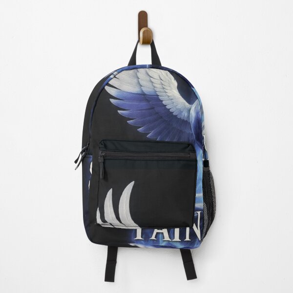 Item preview, PAIN|LESS - Blue Fire Phoenix Rising Motivational Art designed and sold by RAMHEARTS.