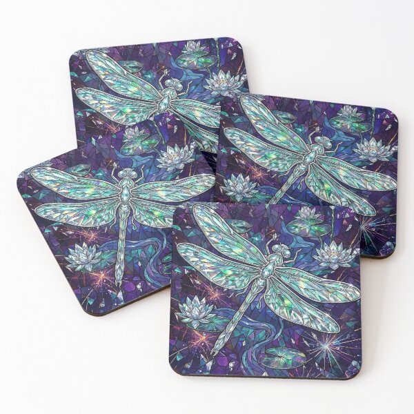 Item preview, Stained Glass Celestial Dragonfly designed and sold by Lainey1978.