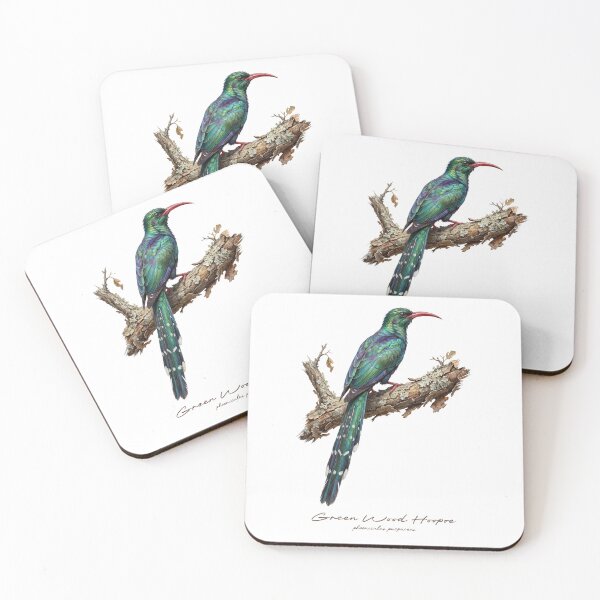 Item preview, Green Wood Hoopoe on Rustic Branch designed and sold by Takeda-art.