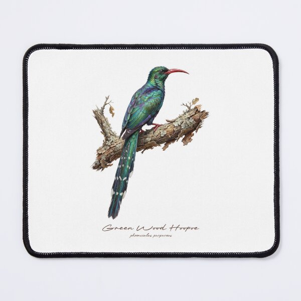 Item preview, Green Wood Hoopoe on Rustic Branch designed and sold by Takeda-art.