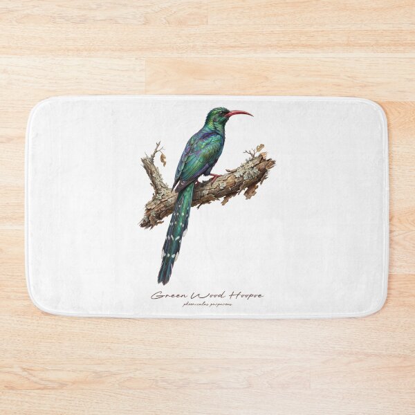 Item preview, Green Wood Hoopoe on Rustic Branch designed and sold by Takeda-art.