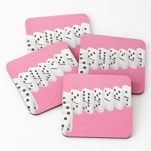 Item preview, Pink Domino Effect Art Print – Retro Trendy Wall Decor designed and sold by DesGard Design Studio.