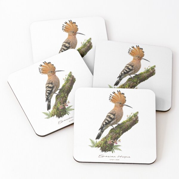 Item preview, Eurasian Hoopoe on Mossy Branch designed and sold by Takeda-art.