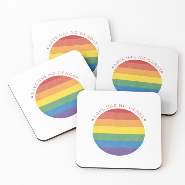 Item preview, Love Has No Gender Pride Rainbow Sticker LGBT Support Design designed and sold by Pride_Prints.