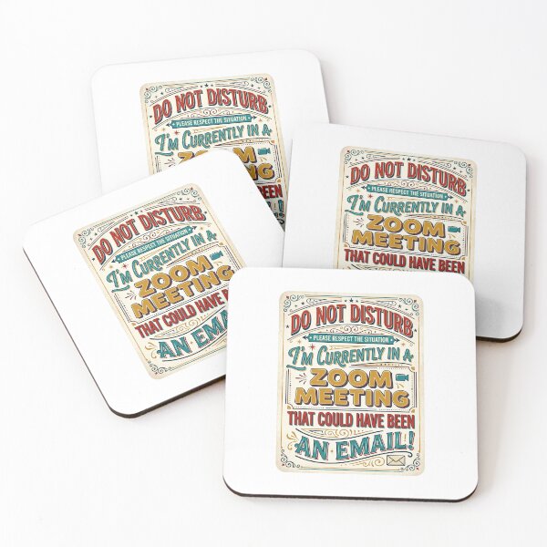 Item preview, Zoom Meeting Email Funny Remote Work Corporate Humor designed and sold by PictoVibe.