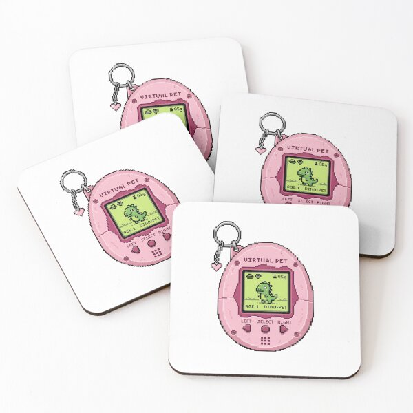 Item preview, Retro 90s Virtual Pet Handheld Pixel Toy Gamer designed and sold by PictoVibe.