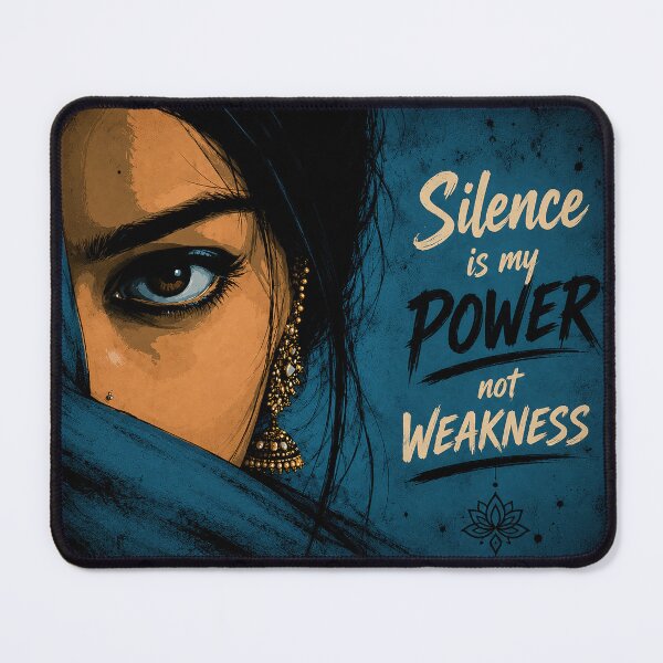 Item preview, Silence Is My Power Quote Art designed and sold by rkdgtalgraphic.