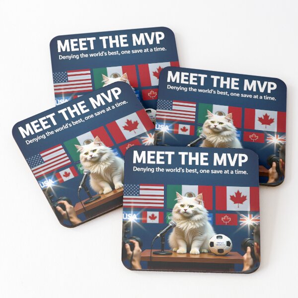 Item preview, "Meet the MVP - Denying the World's Best,One Save at a Time" designed and sold by Creative-RE.