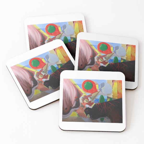 Item preview, Nia Itto Gallery - Ice cream and frisbees at a bull fight - oil painting designed and sold by NIA ITTO GALLERY - Art of John Wyborn.