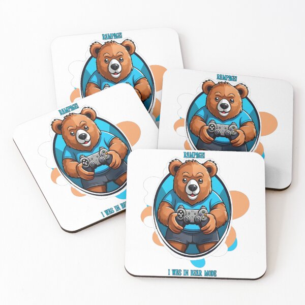 Item preview, Rampage I Was In Bear Mode Funny Gamer Bear designed and sold by Animalloveus.
