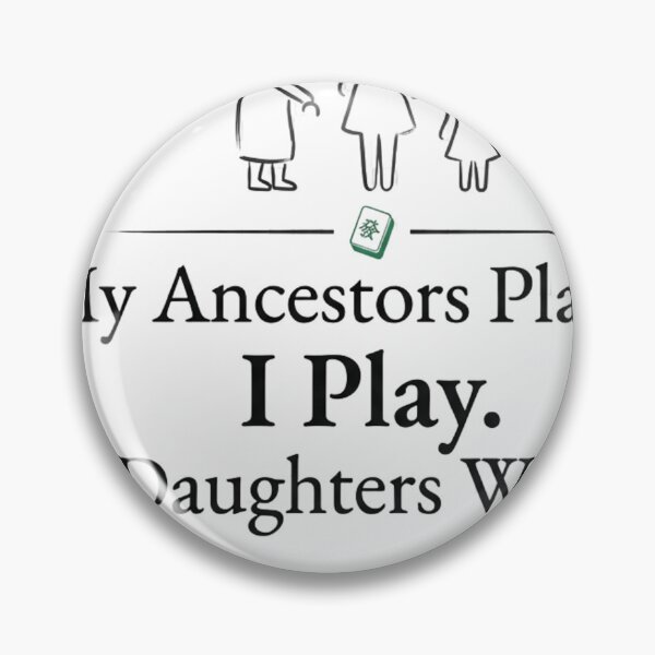 Item preview, Mahjong Generations Women Play Tile Game designed and sold by JMDesignHub.
