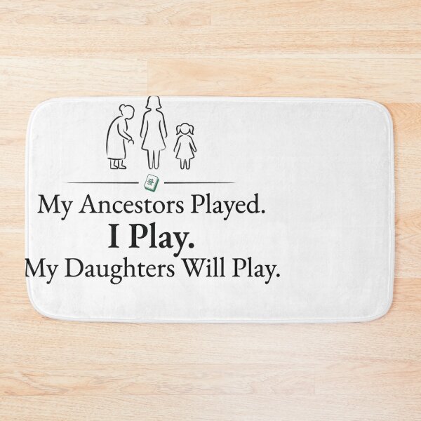 Item preview, Mahjong Generations Women Play Tile Game designed and sold by JMDesignHub.