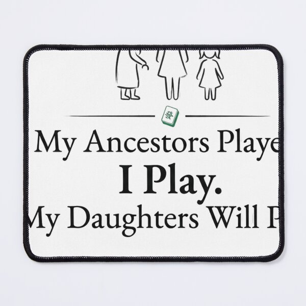 Item preview, Mahjong Generations Women Play Tile Game designed and sold by JMDesignHub.