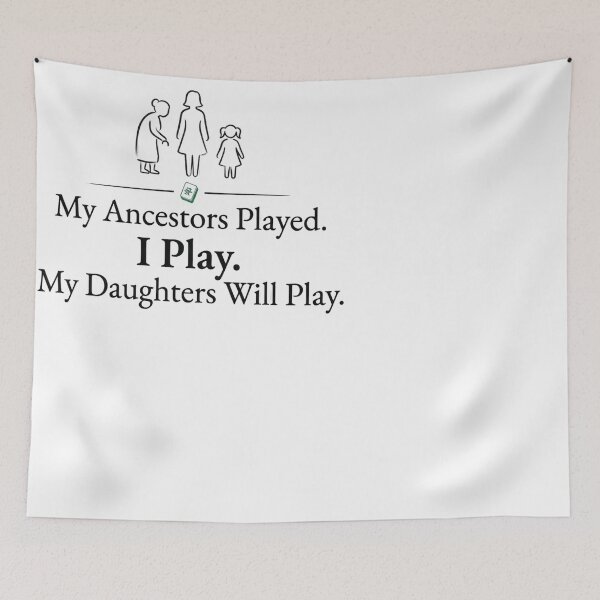 Item preview, Mahjong Generations Women Play Tile Game designed and sold by JMDesignHub.