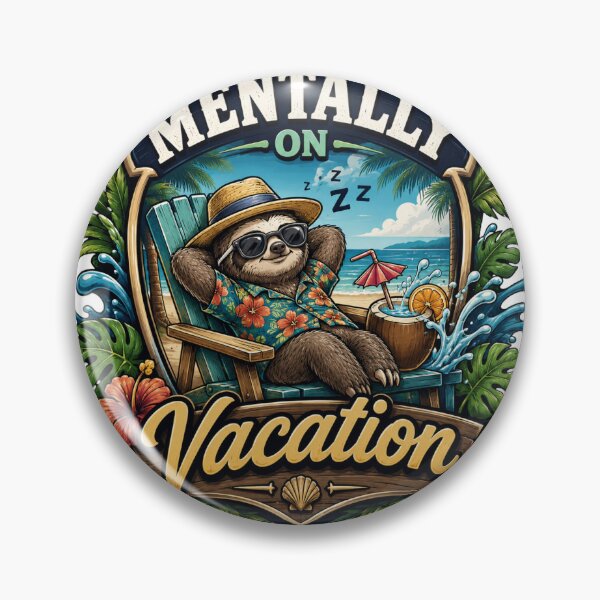 Item preview, Mentally on Vacation designed and sold by RisingWolfStudio.