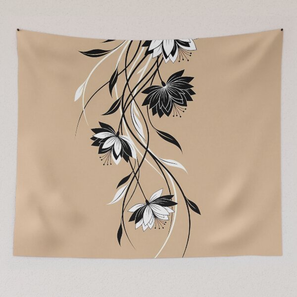 Item preview, Modern Floral Cascade designed and sold by BrunoLinuxArt.