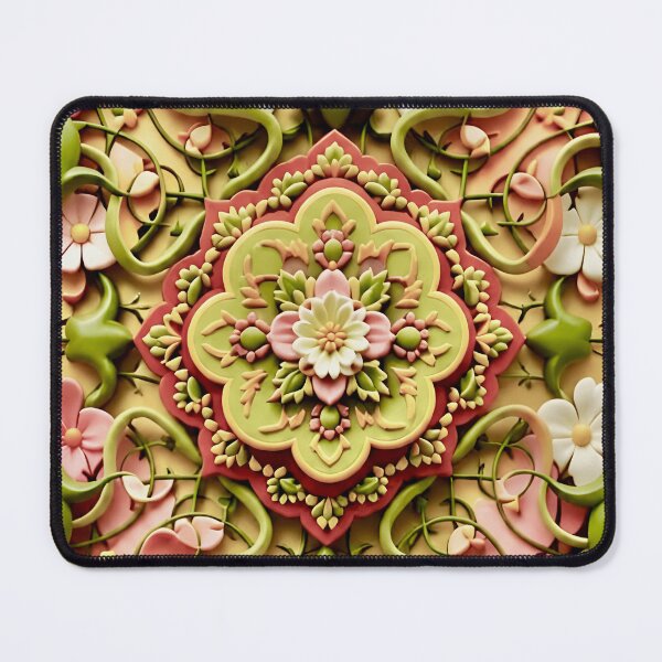 Item preview, Floral Pattern Inspired by Ardabil Carpet	 designed and sold by Vicky Brago-Mitchell®.