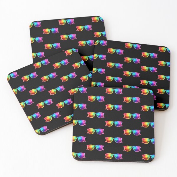 Item preview, Rainbow Tie-Dye Festival Sunglasses designed and sold by jgvisualarts.