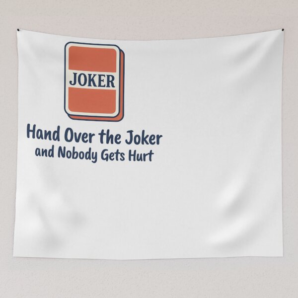 Item preview, Mahjong Joker Card Hand Over Funny designed and sold by JMDesignHub.