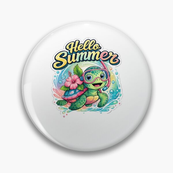 Item preview, Hello Summer sea ​​turtle Summer Vacation Family Matching designed and sold by QuiteOrbit.