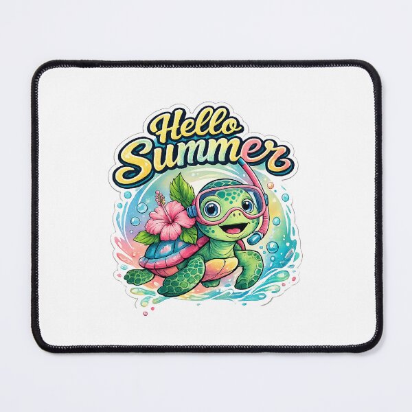 Item preview, Hello Summer sea turtle Summer Vacation Family Matching designed and sold by QuiteOrbit.