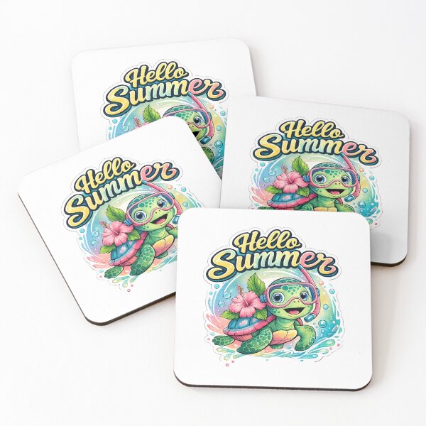Item preview, Hello Summer sea ​​turtle Summer Vacation Family Matching designed and sold by QuiteOrbit.