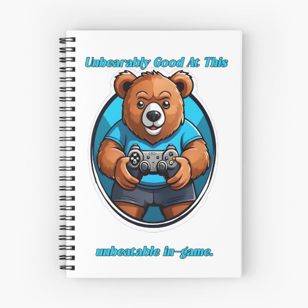 Item preview, Unbearably Good At This Unbeatable In Game Gamer Bear designed and sold by Animalloveus.