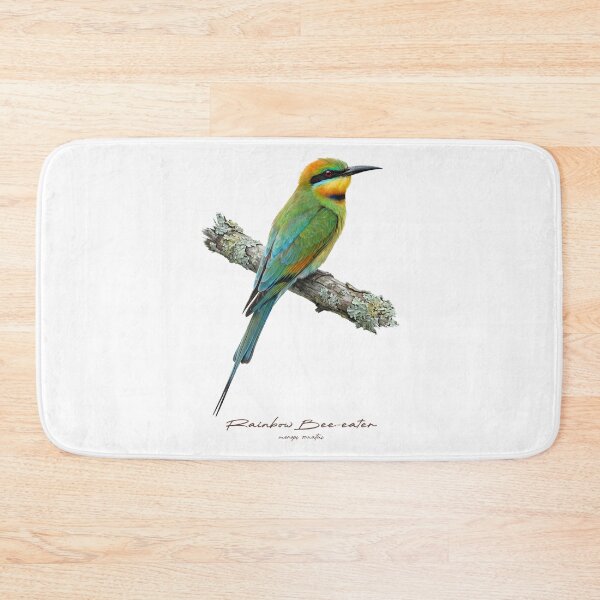 Item preview, Rainbow Bee-eater on Rustic Branch designed and sold by Takeda-art.