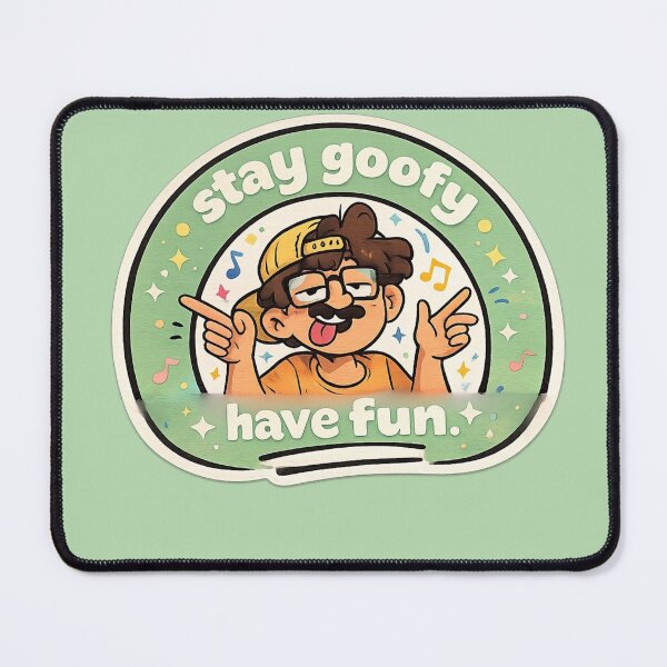 Item preview, Stay Goofy Funny Cartoon Sticker designed and sold by Digital_products_0111.