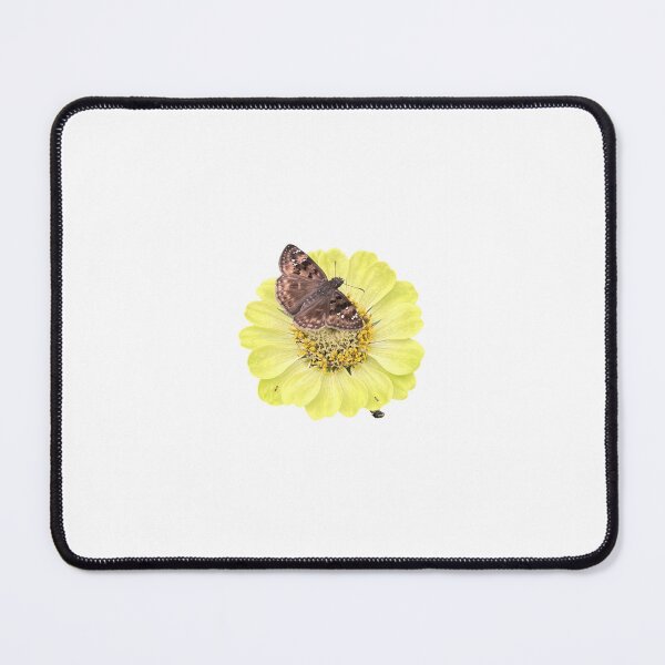 Item preview, Butterfly on a green zinnia designed and sold by RaisingAWildling.