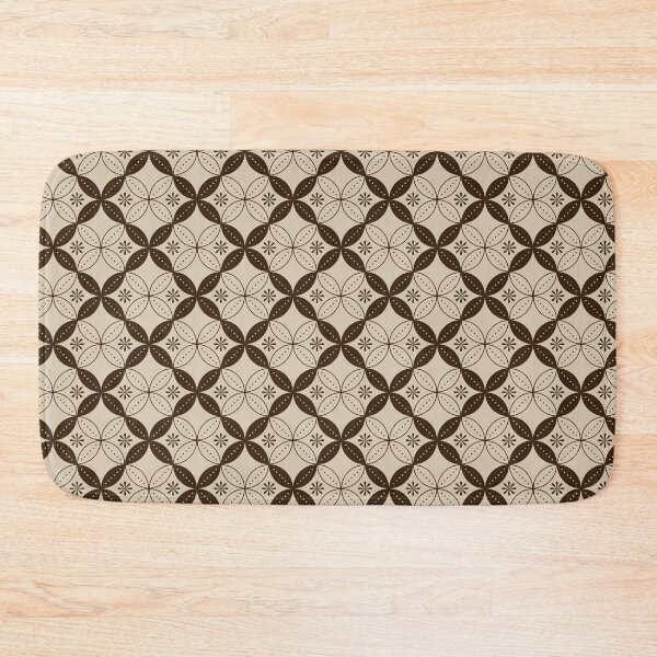 Item preview, Brown Traditional Batik Kawung Indonesian Heritage Motif designed and sold by Lailaynta.