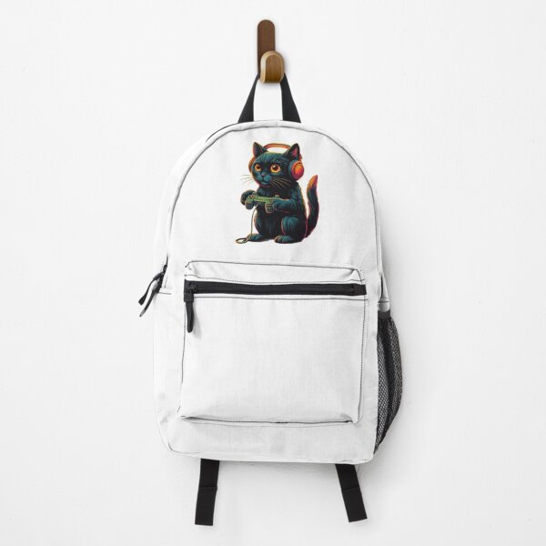 Item preview, Black Cat Playing Game Funny Gamer designed and sold by nosu-art-pod.