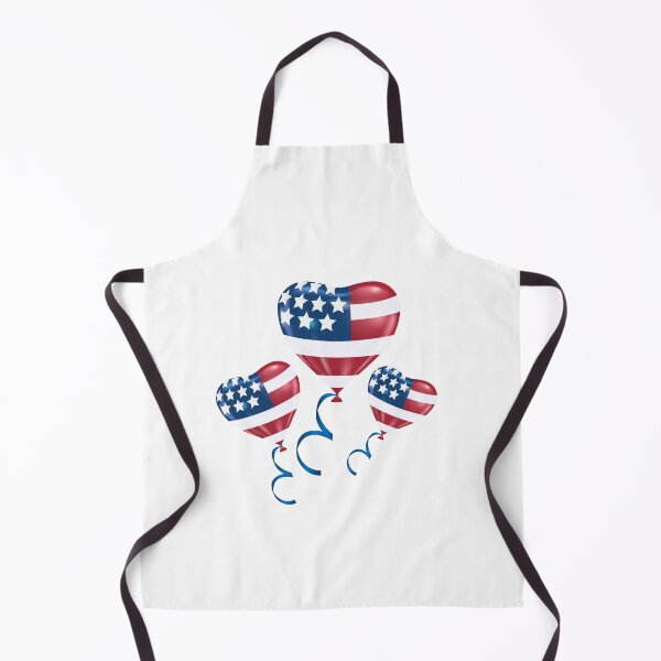 Item preview, Patriotic American Flag Heart Balloons designed and sold by dcohea.