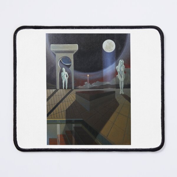 Item preview, Nia Itto Gallery - The waiting room - oil painting/collage designed and sold by NIA ITTO GALLERY - Art of John Wyborn.