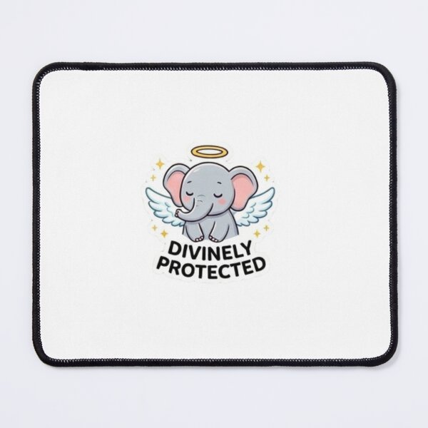 Item preview, Divinely Protected Elephant Sticker 2 designed and sold by JNewellness.