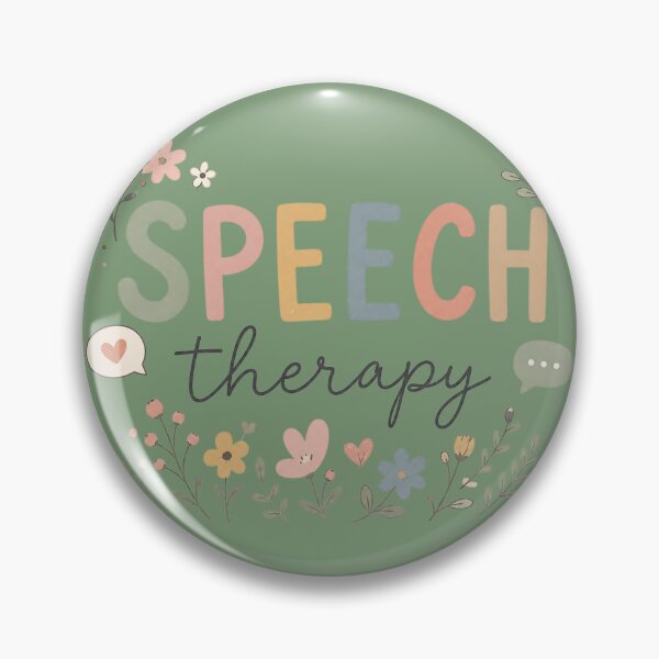 Item preview, Cute Speech Therapy Floral SLP Speech Language Pathologist designed and sold by bosamji.