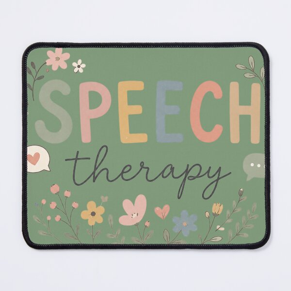 Item preview, Cute Speech Therapy Floral SLP Speech Language Pathologist designed and sold by bosamji.