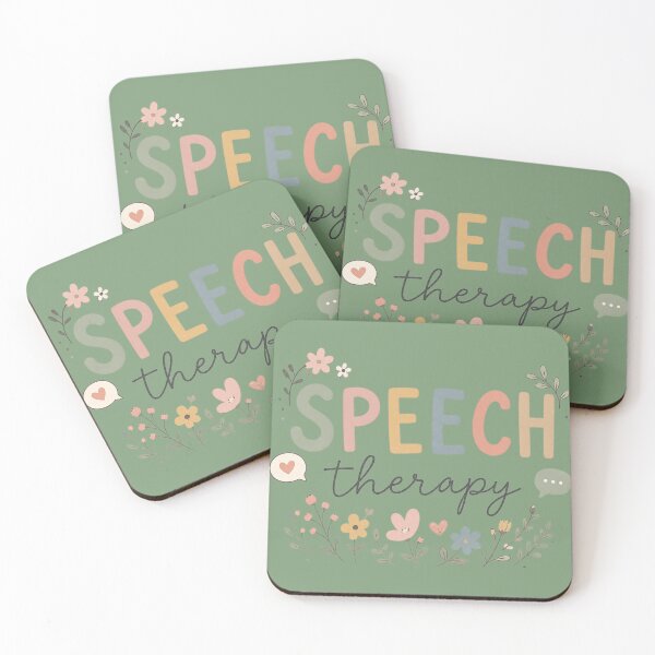 Item preview, Cute Speech Therapy Floral SLP Speech Language Pathologist designed and sold by bosamji.