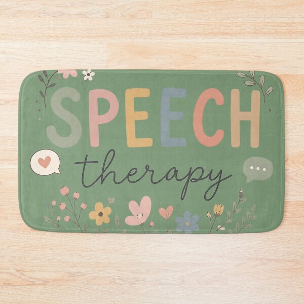 Item preview, Cute Speech Therapy Floral SLP Speech Language Pathologist designed and sold by bosamji.