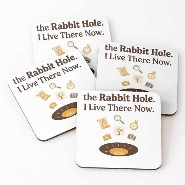 Item preview, I've Been Down The Rabbit Hole Genealogy designed and sold by JMDesignHub.