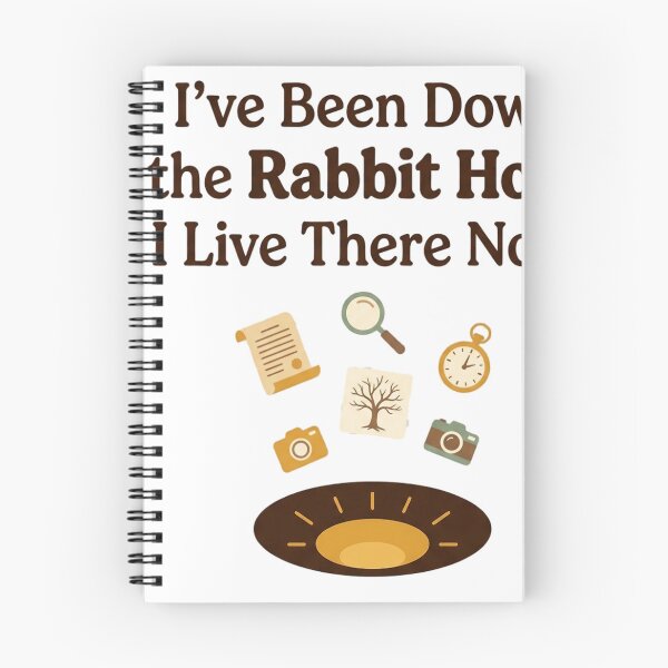 Item preview, I've Been Down The Rabbit Hole Genealogy designed and sold by JMDesignHub.