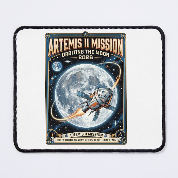 Item preview, Artemis II Mission 2026 Space Flight Moon Orbiter designed and sold by PictoVibe.