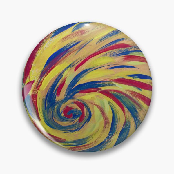 Item preview, Great Red, Yellow, Blue Abstract Spiral designed and sold by UhhRaddish.