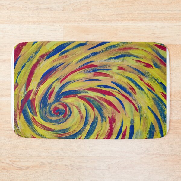 Item preview, Great Red, Yellow, Blue Abstract Spiral designed and sold by UhhRaddish.